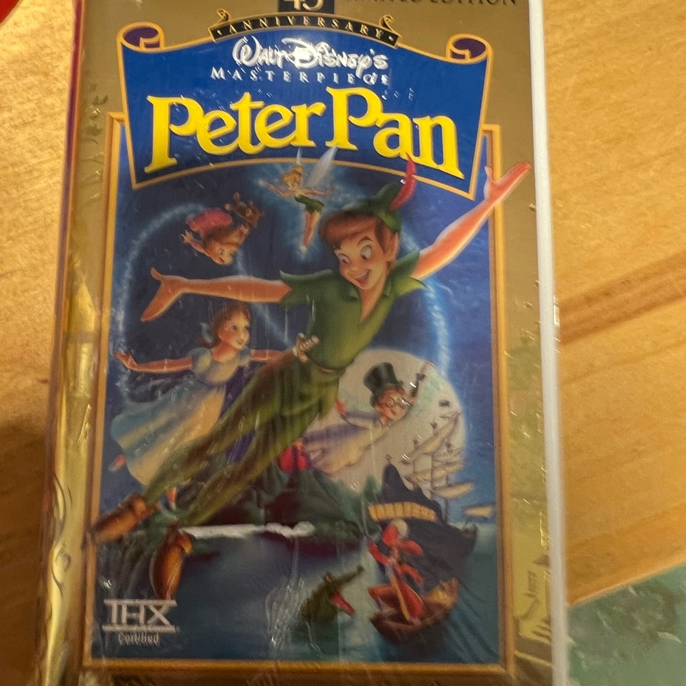 Peter Pan VCR tape